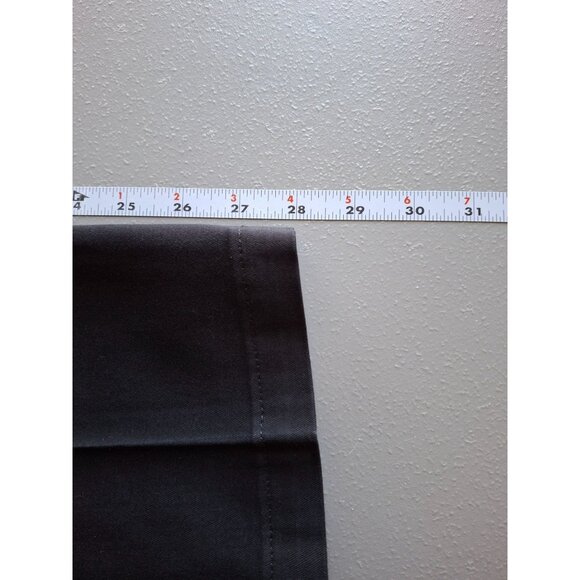 Lee Total Freedom Pants Mens 36W 28L Black Flat Front Relaxed Fitt Preppy - Picture 7 of 9